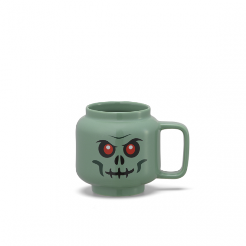 LEGO® taza de cerámica 255 ml - esqueleto - verde