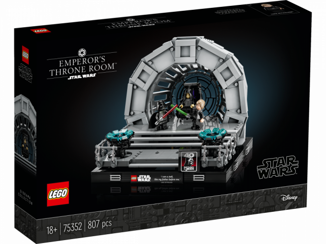 LEGO® Star Wars™ 75352 Császári trónterem™ dioráma
