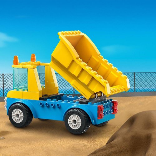 LEGO® City 60391 Camion da cantiere e gru con palla da demolizione