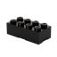 LEGO® pudełko na przekąski 100 x 200 x 75 mm - czarne