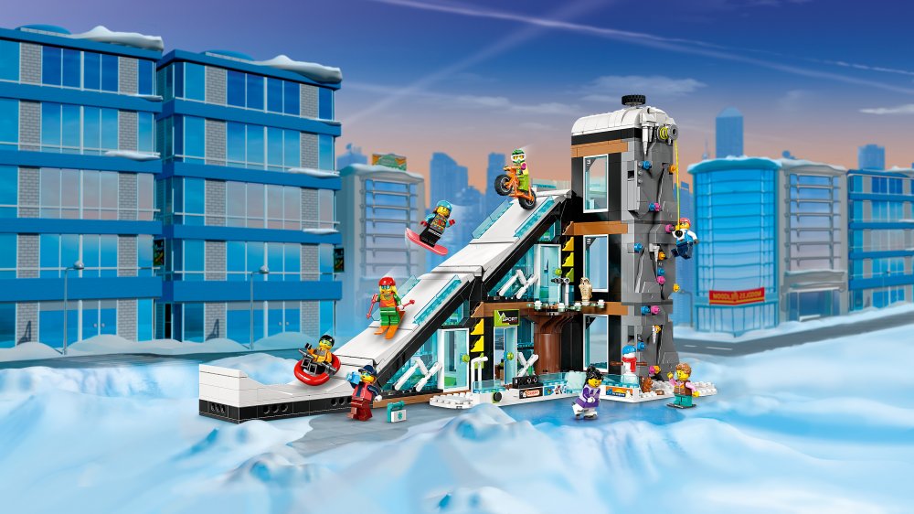 60366 - LEGO® City - Le Complexe de Ski et d'Escalade LEGO : King Jouet,  Lego, briques et blocs LEGO - Jeux de construction