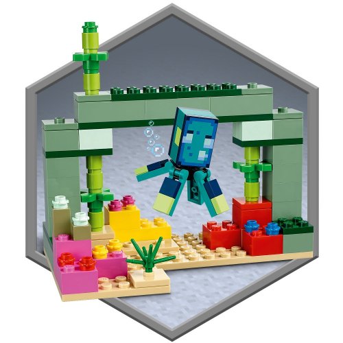 LEGO® Minecraft® 21180 Walka ze strażnikami