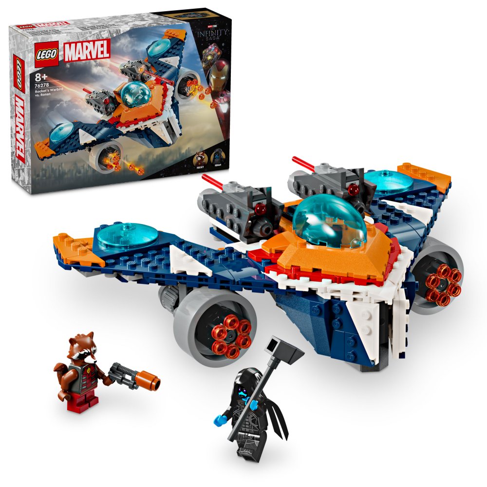 Set de construcción Lego Marvel Base de los Guardianes de la Galaxia con 67  piezas
