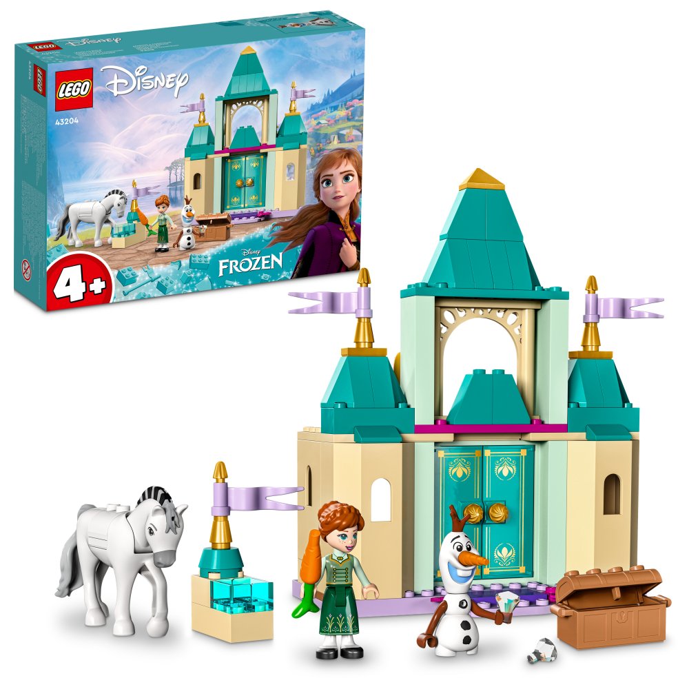 Lego 43199 disney la cour du château d'elsa jouet de construction