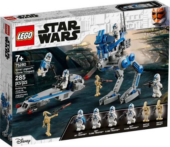 LEGO® Star Wars™ 75280 Soldados Clon de la Legión 501