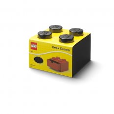 LEGO® stolný box 4 so zásuvkou - čierna