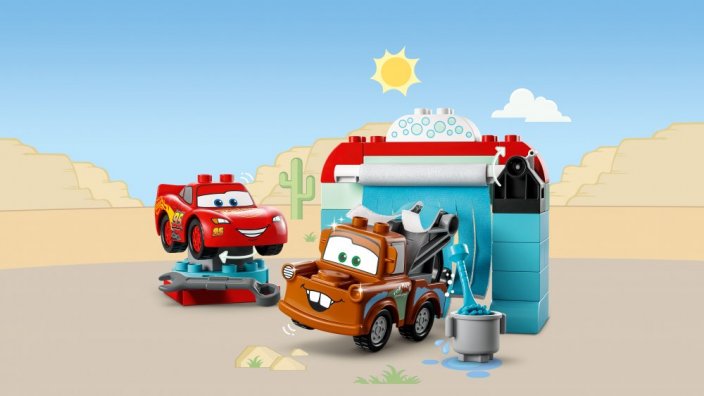 LEGO® Disney™ 10996 Lightning McQueen und Mater in der Waschanlage