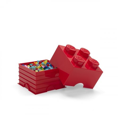 LEGO® Aufbewahrungsbox 4 - Rot