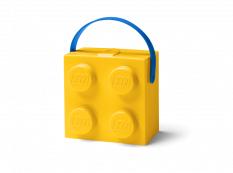 LEGO® doboz fogantyúval - sárga