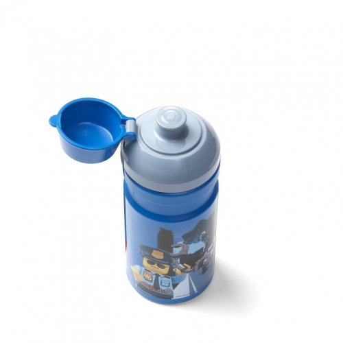 LEGO® City fľaša na pitie - modrá