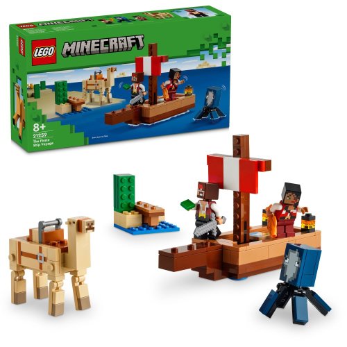 LEGO® Minecraft® 21259 A Viagem do Barco Pirata