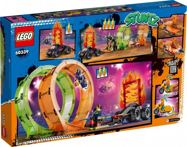LEGO® City 60339 Kaszkadőr aréna dupla hurokkal