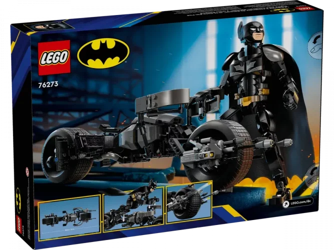 LEGO® DC Batman™ 76273 Sestavitelná figurka: Batman™ a motorka Bat-Pod