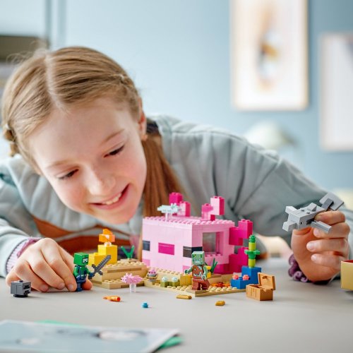 LEGO® Minecraft® 21247 Das Axolotl-Haus