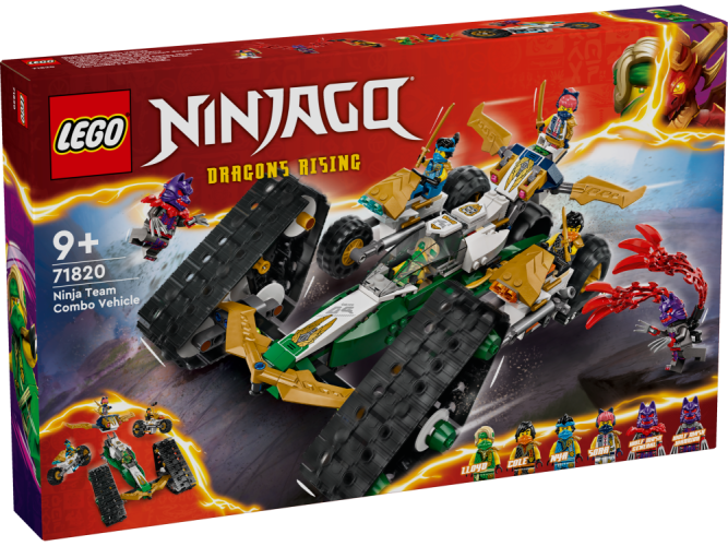 LEGO® Ninjago® 71820 A nindzsacsapat kombinálható járműve