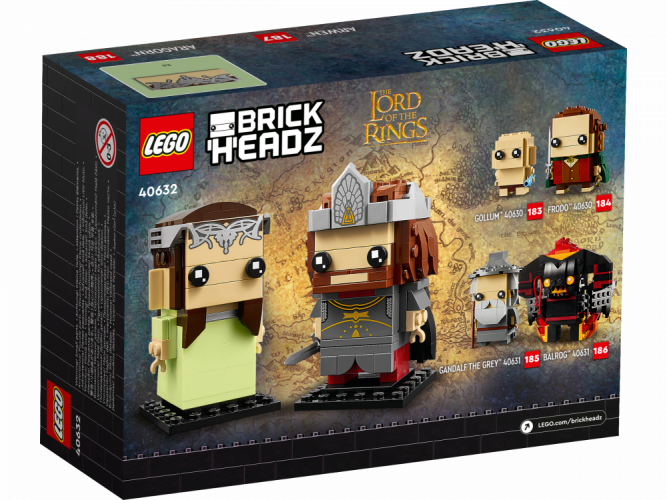 LEGO® BrickHeadz 40632 Aragorn™ et Arwen™