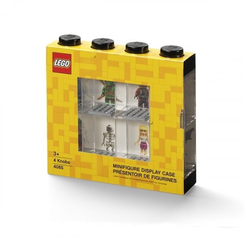 LEGO Sammelbox für 8 Minifiguren - schwarz