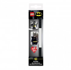 LEGO® DC Super Heroes Batman Stylo gel avec minifigure - noir