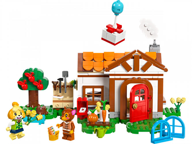 LEGO® Animal Crossing™ 77049 Visita da Isabelle