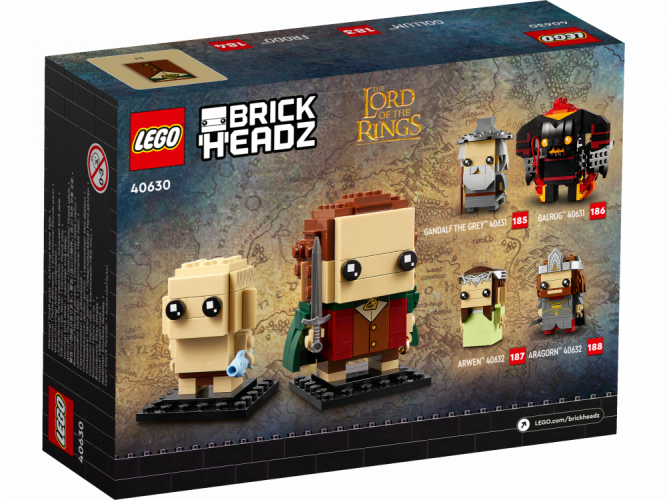 LEGO® BrickHeadz 40630 Frodó™ és Gollam™