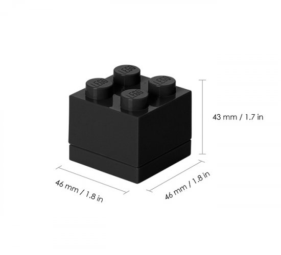 LEGO® Mini Box 46 x 46 x 43 - schwarz