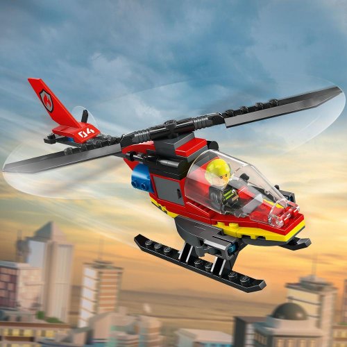 LEGO® City 60411 Helicóptero de Resgate dos Bombeiros