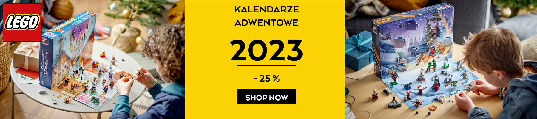 Kalendarze adwentowe 2023 LEGO® | KITSTORE.pl