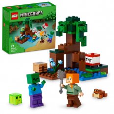 LEGO® Minecraft® 21240 Dobrodružstvo v močiaroch - poškodený obal