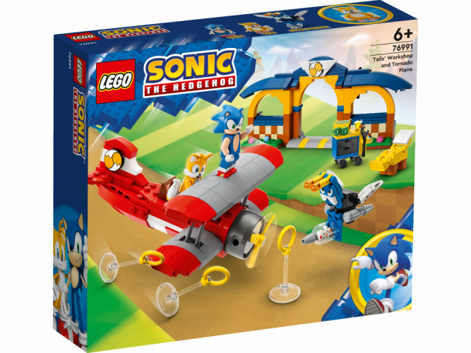 LEGO® Sonic the Hedgehog™ 76991 Laboratorio di Tails e Aereo Tornado