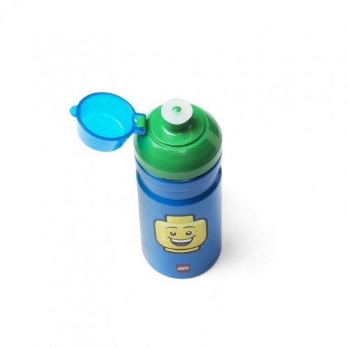 LEGO® ICONIC Boy Snack-Set (Flasche und Box) - blau/grün
