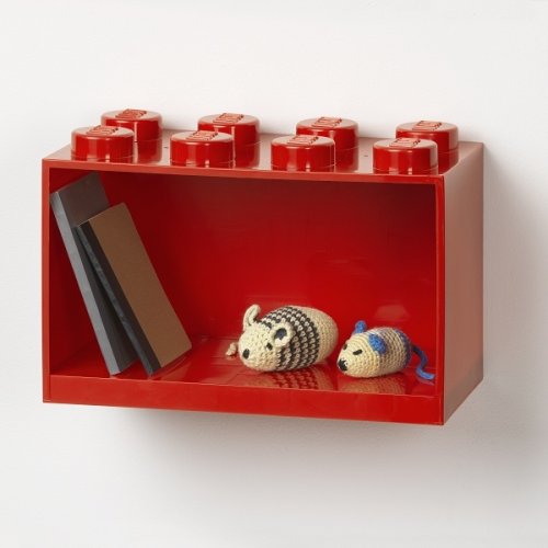 LEGO® Brick 8 étagère suspendue - rouge