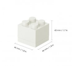 LEGO® Mini Box 46 x 46 x 43 - biela