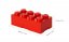 LEGO® caixa de snacks 100 x 200 x 75 mm - vermelho