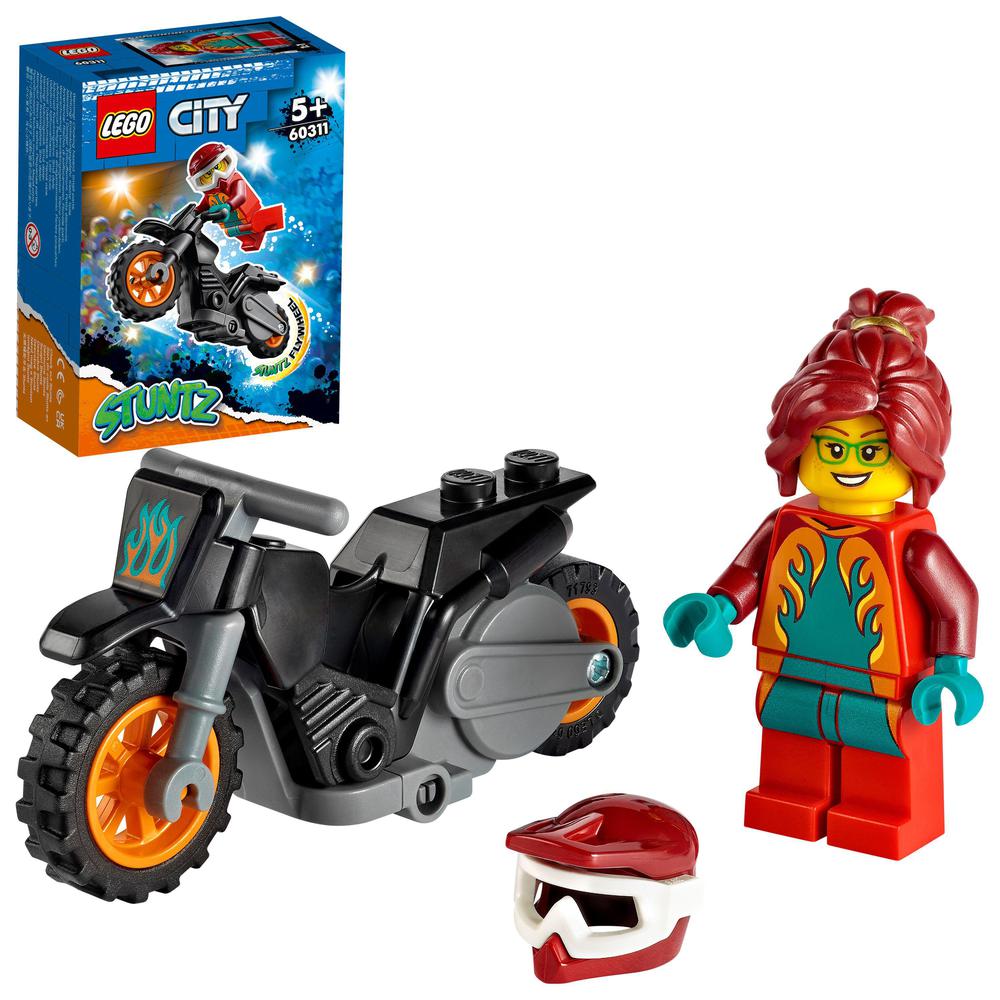 LEGO City Stuntz 60356 La Moto de Cascade de l’Ours, Jouet