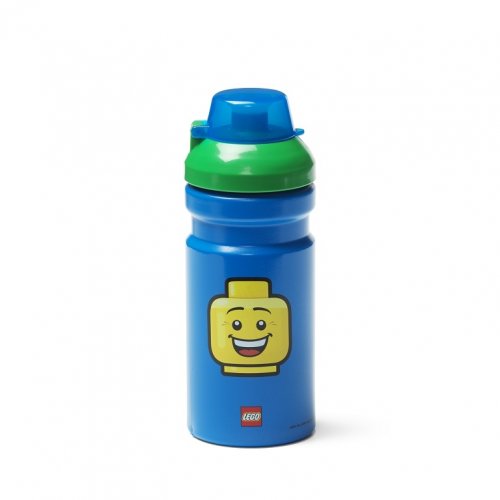LEGO® ICONIC Boy snack készlet (üveg és doboz) - kék/zöld