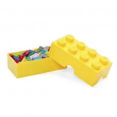 LEGO® box na svačinu 100 x 200 x 75 mm - žltá