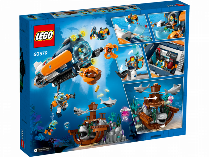 LEGO® City 60379 Mélytengeri kutató tengeralattjáró