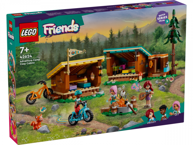 LEGO® Friends 42624 Adventure Camp Cozy Cabins