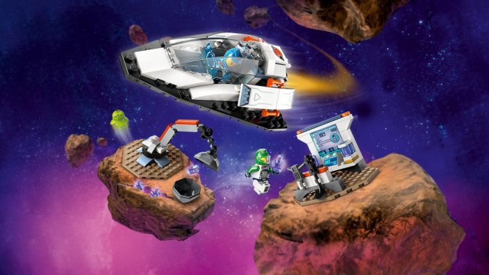 LEGO® City 60429 Navă spațială și descoperirea unui asteroid