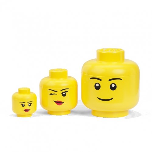 LEGO® Cabeça de armazenamento (tamanho S) - rapariga
