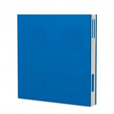 LEGO® Zápisník s gélovým perom ako klipom - modrý