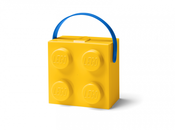 LEGO® scatola con maniglia - giallo