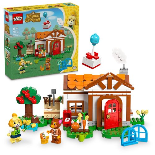LEGO® Animal Crossing™ 77049 Vizita la domiciliu a Isabellei