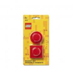 LEGO® mágnesek, 2 darabos készlet - piros