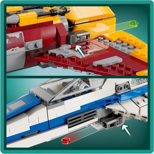 LEGO® Star Wars™ 75364 E-Wing™ Nowej Republiki kontra Myśliwiec™ Shin Hati
