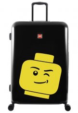 LEGO Luggage ColourBox Minifigure Head 28\" - Noir