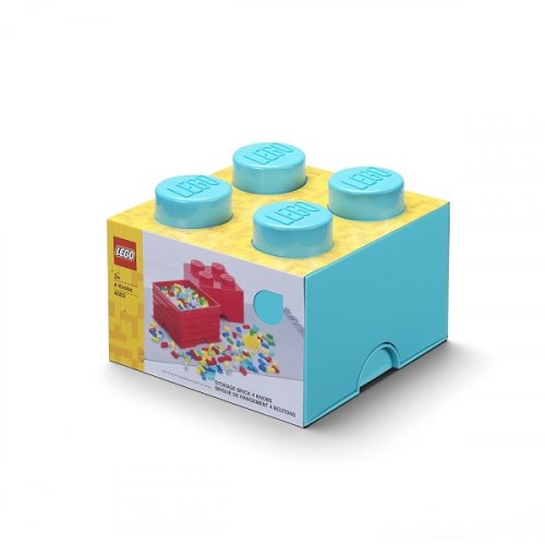 LEGO® Aufbewahrungsbox 4 - Azurblau