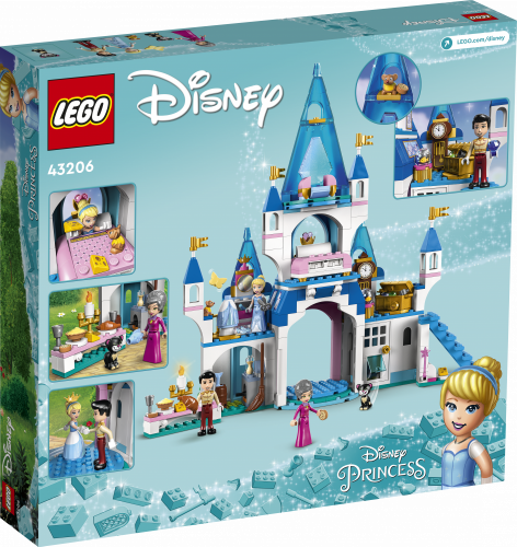 LEGO® Disney™ 43206 O Castelo da Cinderela e do Príncipe Encantado