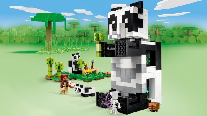 LEGO® Minecraft® 21245 Le refuge panda
