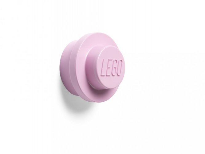 LEGO® suport de perete, 3 buc - alb, albastru deschis, roz